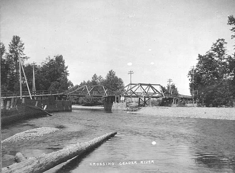 Log Bridge W/Plants - Small