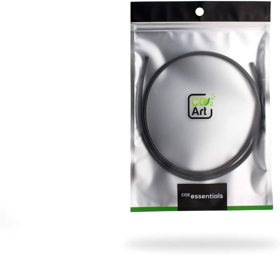 CO2 Resistant Aquarium Polyurethane Tubing - 4/6mm - Black 3m