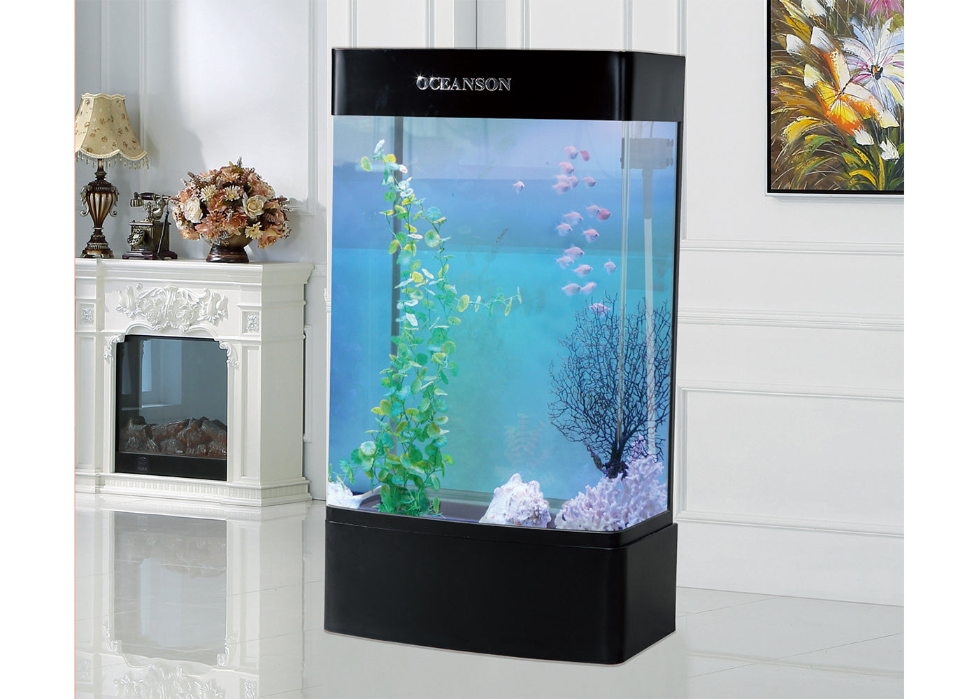 Coburg Aquarium Glass Cabinet