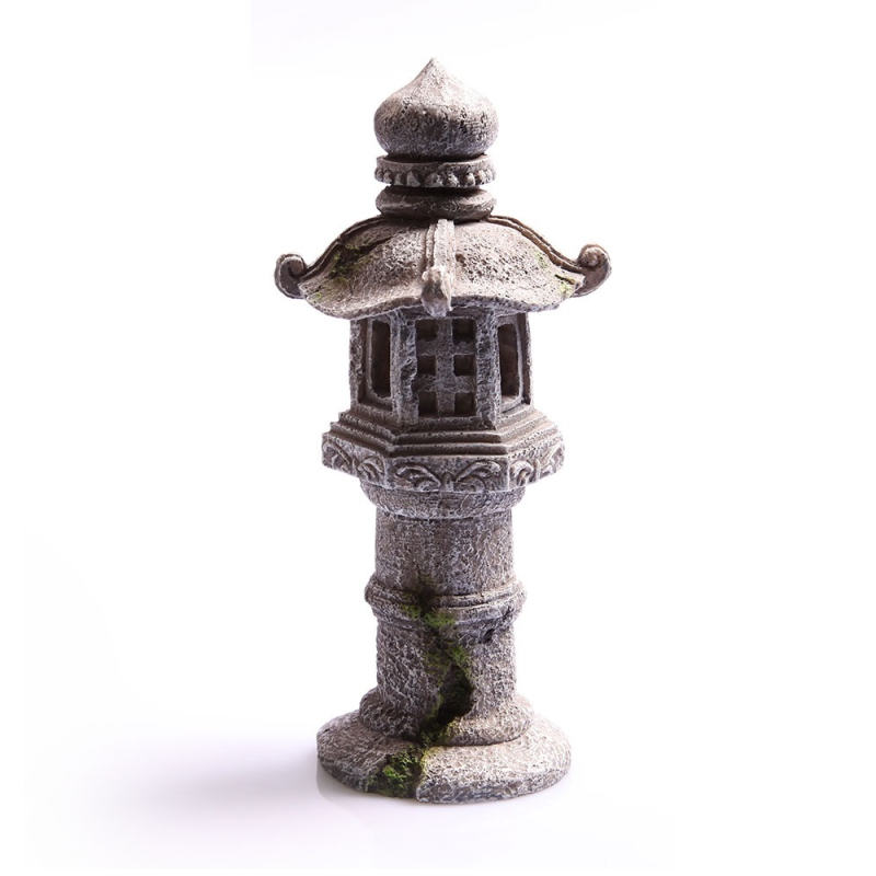 Ornament Stone Lantern Pagoda 9.5x9x23cm